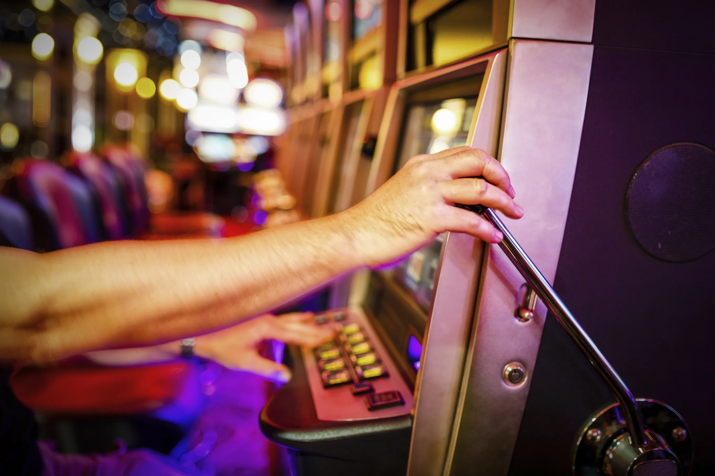 Game In Casinos With Pulled Lever